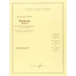 SELLNER/BLEUZET:METHODE FOR OBOE OR SAXOPHONE VOL.2