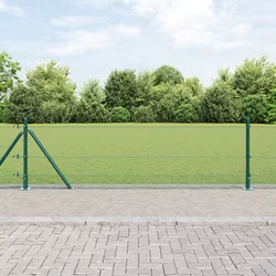 Zavareno žičano ogradno mreža s betonskom podlogom 100 x 0,6 m