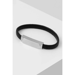 Calvin Klein Elegantna usnjena zapestnica za moške Magnify 35100012