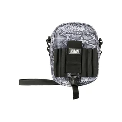 Urban Classics Torba za čez ramo  temno siva / bela