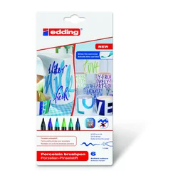 Edding markeri za porcelan E-4200 1-4mm 1/6, hladne boje ( 08M4200Q3 )