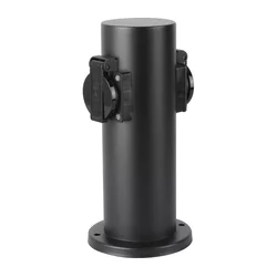 Brilagi - Spoljašnji stub za utičnice PILLAR 2Z SCHUKO 230V IP44, crni