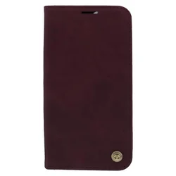 Maska za telefon LEATHER RETRO FLIP za Iphone 14, Bordo