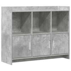 Kreveta Betonska siva 98,5 x 33 x 80 cm Konstruirano drvo