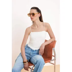 Trendyol Milla Ženska majica TWOSS26AL00049, Bela