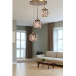 Opviq Luster 2608988, Zlatne boje