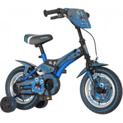 BLUESTER 12” DEČIJI BICIKL PLAVO CRNA BOJA