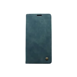 Maska za telefon LEATHER RETRO FLIP za Huawei P50 Pro, Plava