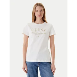 Guess Majica V5YI03 I3Z14 Bela Regular Fit