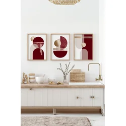 Wallity Slika Ersydata8-70100, 3 dijela, 70 x 100 cm