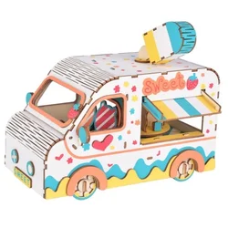 Čarolijashop 3d drvena slagalica - SLADOLEDŽIJIN AUTOMOBIL ( 440)