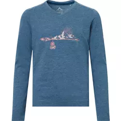 McKinley BELLUN GLS, dečja majica dug rukav za planinarenje, plava 415682
