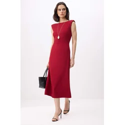 Trendyol Obleka bordo