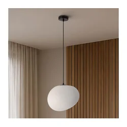 BRILAGI - Luster na sajli PEBBLES 1xE27/40W/230V prečnik 30 cm crna