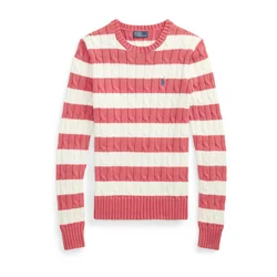 Polo Ralph Lauren Pulover rdeča/bela