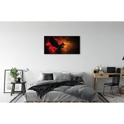 tulup.si Slika na platnu Črni zmaj oblaki 100x50 cm
