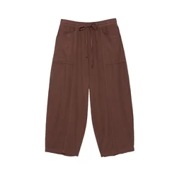 Pull&Bear Hlače čokolada