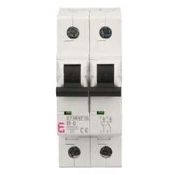 Odklopnik 2P B 6A 10kA AC ETIMAT10 002123712
