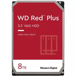 HDD NAS WD Red Plus (3.5, 8TB, 256MB, 7200 RPM, SATA 6 Gbs) ( WD80EFBX )