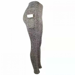 Ženske Tajice PO-15693 - Siva / Crna / XL KP15693