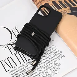 Maska za iPhone 15 6.1 Crossbody crna