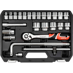 YATO YT-38741 Set nasadnih ključeva 1/2, 10-32 mm, 25 komada