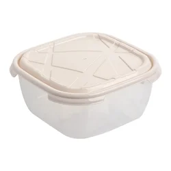 Plastična posuda Frigo Linea quadro 1l, Krem