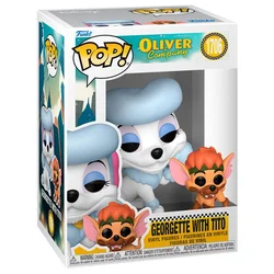 Komplet vinilnih figur Funko Pop! Disney: Oliver & Company - Georgette s Titom (1706)