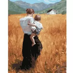 Slika po brojevima Majka i dete, 40x50 cm