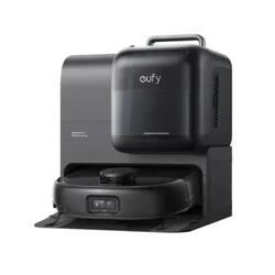 Eufy Robot usisivač sa prenosnim dubinskim čistačem Omni E28, Crni