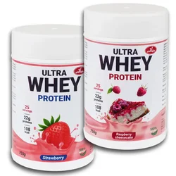Olympic Ultra Whey Protein Cheescake malina i jagoda 750g, 2 komada