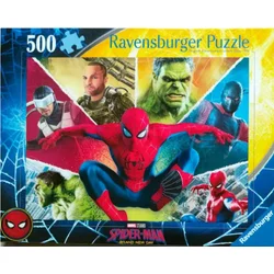 Ravensburger - Puzzle Spider-Man: Nov dan - 500 kosov