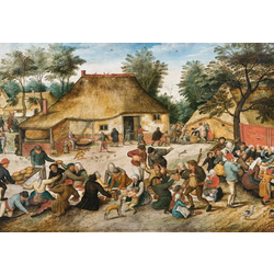 Grafika - Puzzle Brueghel: Le Repas de Noce, 1568 - 1 000 kosov