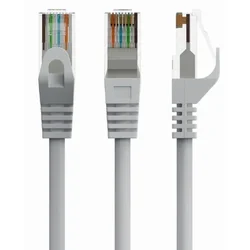 GEMBIRD Mrežni kabl PP6U-CU-2M, CAT6, Bakarni, 2m, Sivi