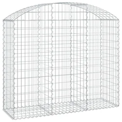 Gabionska košara s lukom 150x50x120/140 cm pocinčano željezo