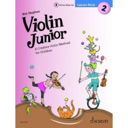 STEPHEN:VIOLIN JUNIOR VIOLIN METHOD LESSON 2 + AUDIO ACCESS