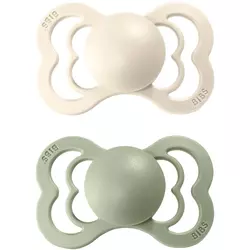 BIBS Supreme Natural Rubber 1 duda Ivory/Sage 2 kos