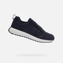 Dark blue mens sneakers Geox Volpiano - Mens