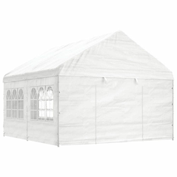 Greatstore Paviljon s streho bel 4,46x4,08x3,22 m polietilen