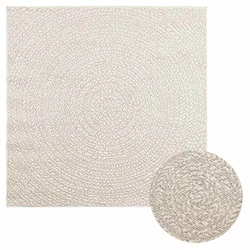 Tepih ZIZUR 120 x 120 cm s izgledom jute unutarnji i vanjski