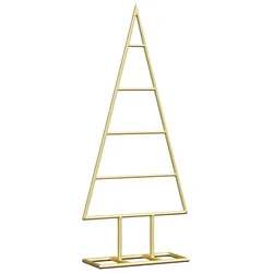 Metalna božićna jelka Zlatno 60 cm Čelik s praškastim premazom