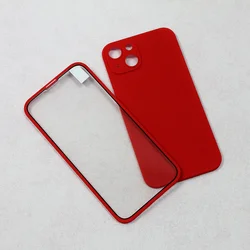 Maska za iPhone 13 6.1 Slim 360 Full crvena