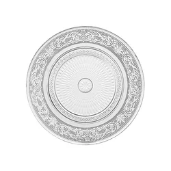 Florina STEKLENI KROŽNIK PALAZZO 25 CM