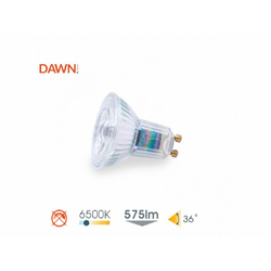 DAWN LED Sijalica GU10 6.5W 6500K PAR16 80 575lm 36° IP20