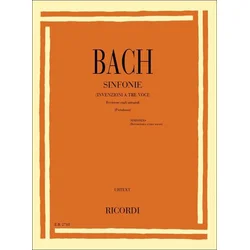 BACH J.S.:SINFONIE (INVENZIONI A TRE VOCI)