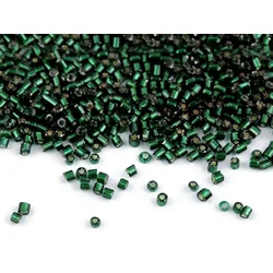 Sesekljane perlice 13/0 - 1,7 mm - H53A (1,7 mm) zelena (30 g)
