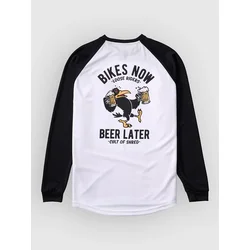 Loose Riders Drinky Crow Long Sleeve Jersey white