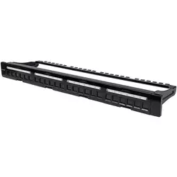 INTELLINET Blank Patch Panel 24-Port 1U (Crna) - 720427  Panel