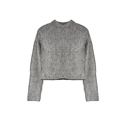 Trendyol Ecru Crew Neck Crop Knitwear Sweater