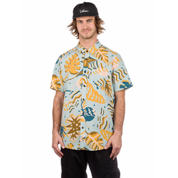 Volcom Scrap Floral Shirt sea glass Gr. XL